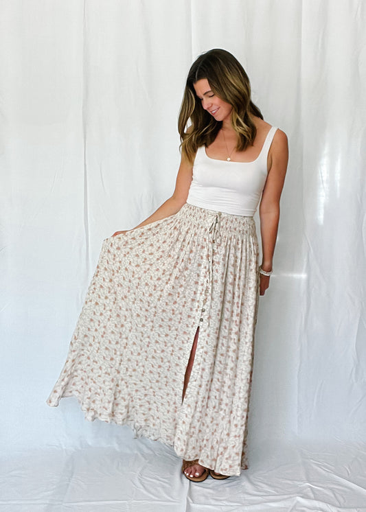Blush and Bloom Maxi Skirt