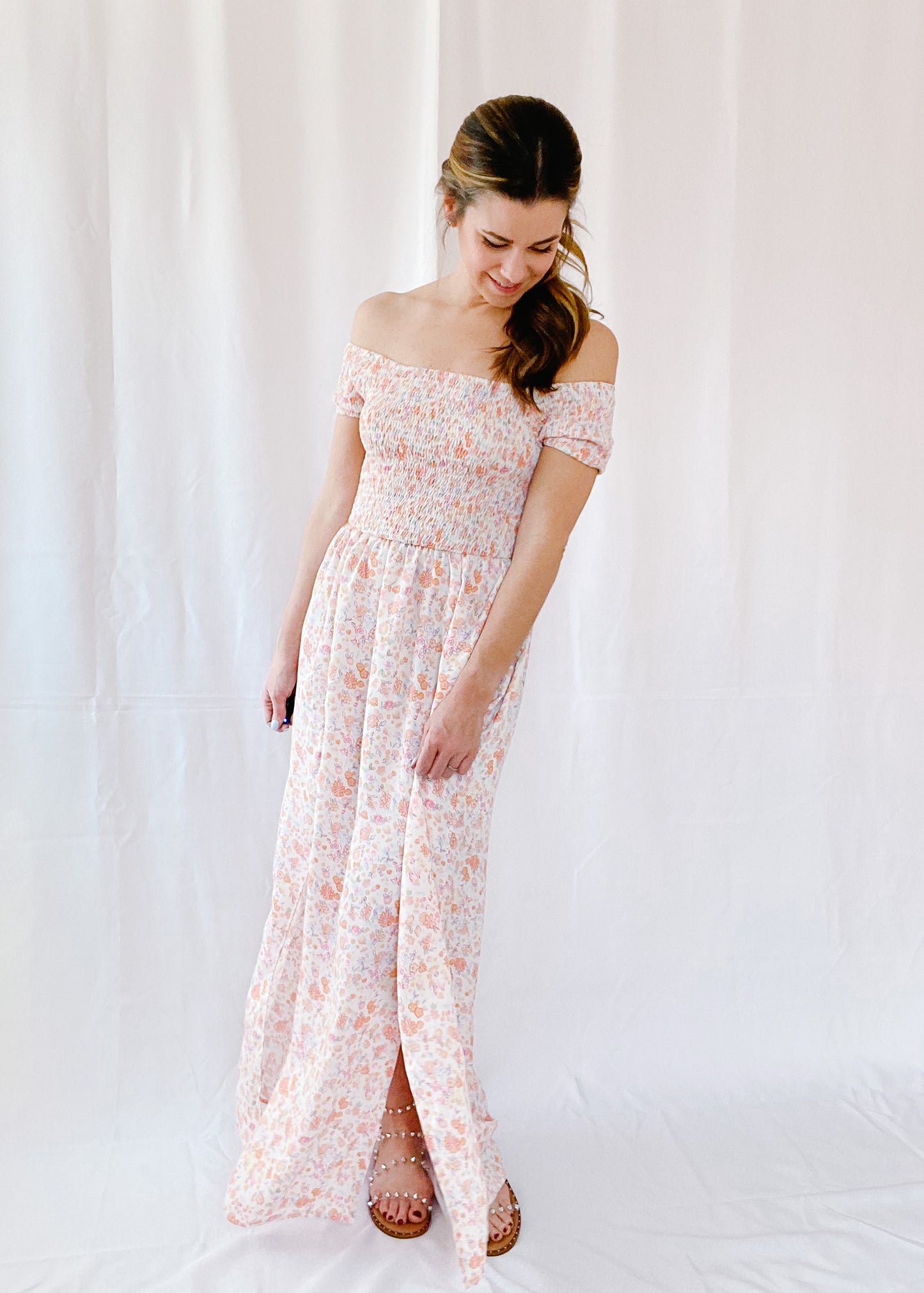 Spring Fling Smocked Maxi Dress