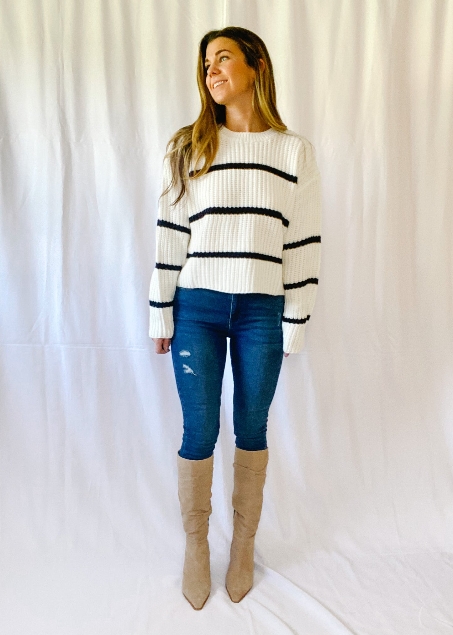 Best Around Striped Sweater