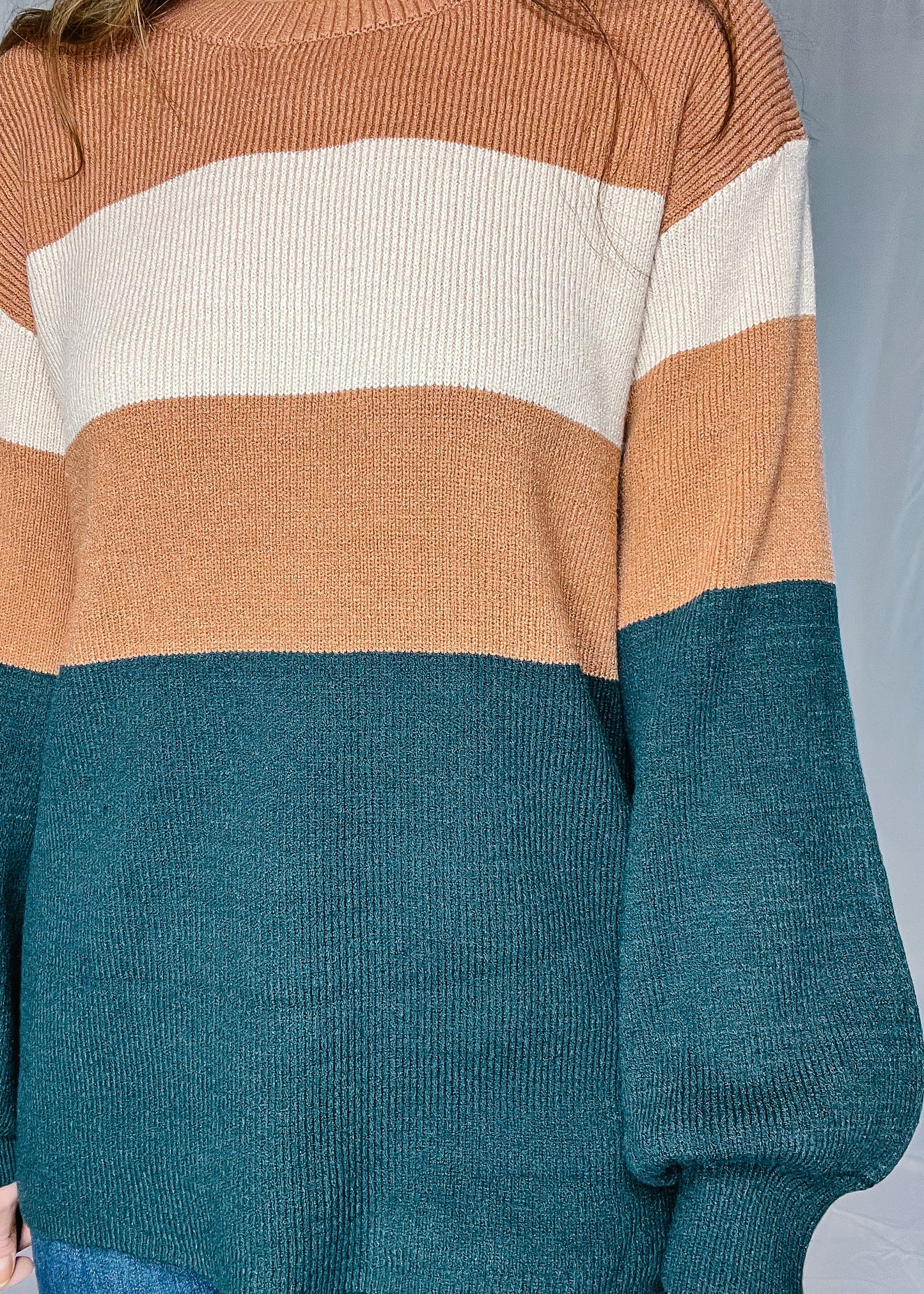 Top of the List Color Block Sweater