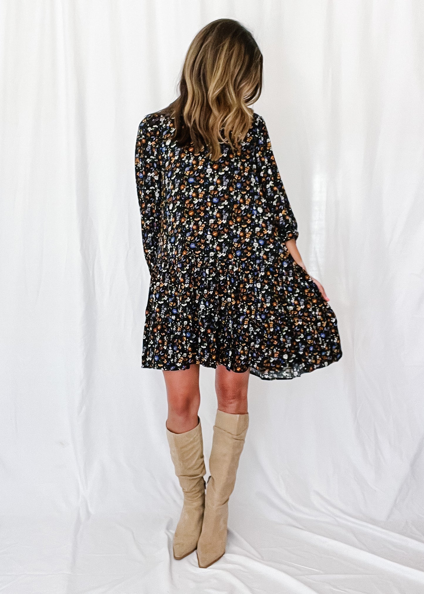 Falling For You Tiered Dress