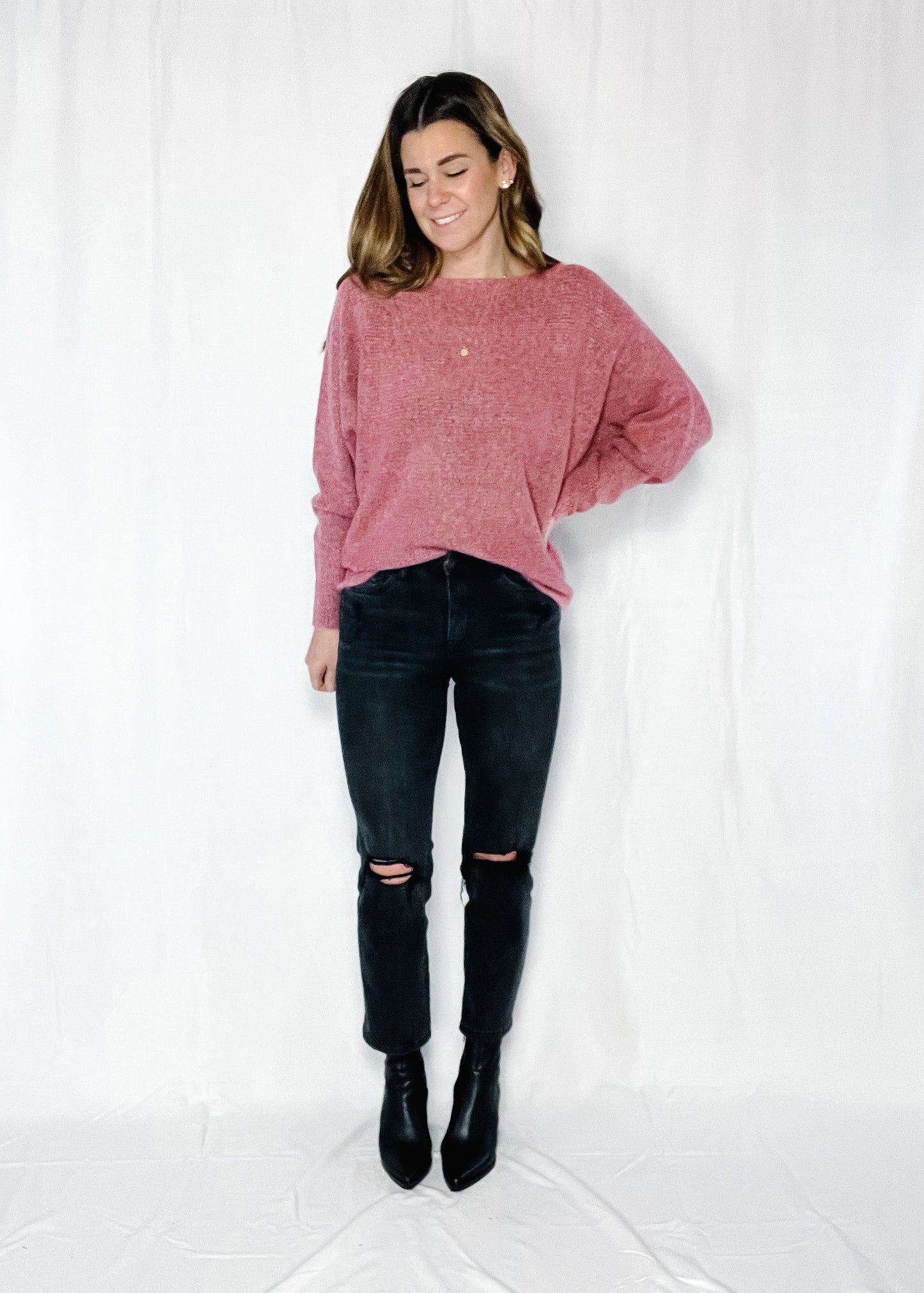 Soft and Sweet Off the Shoulder Sweater