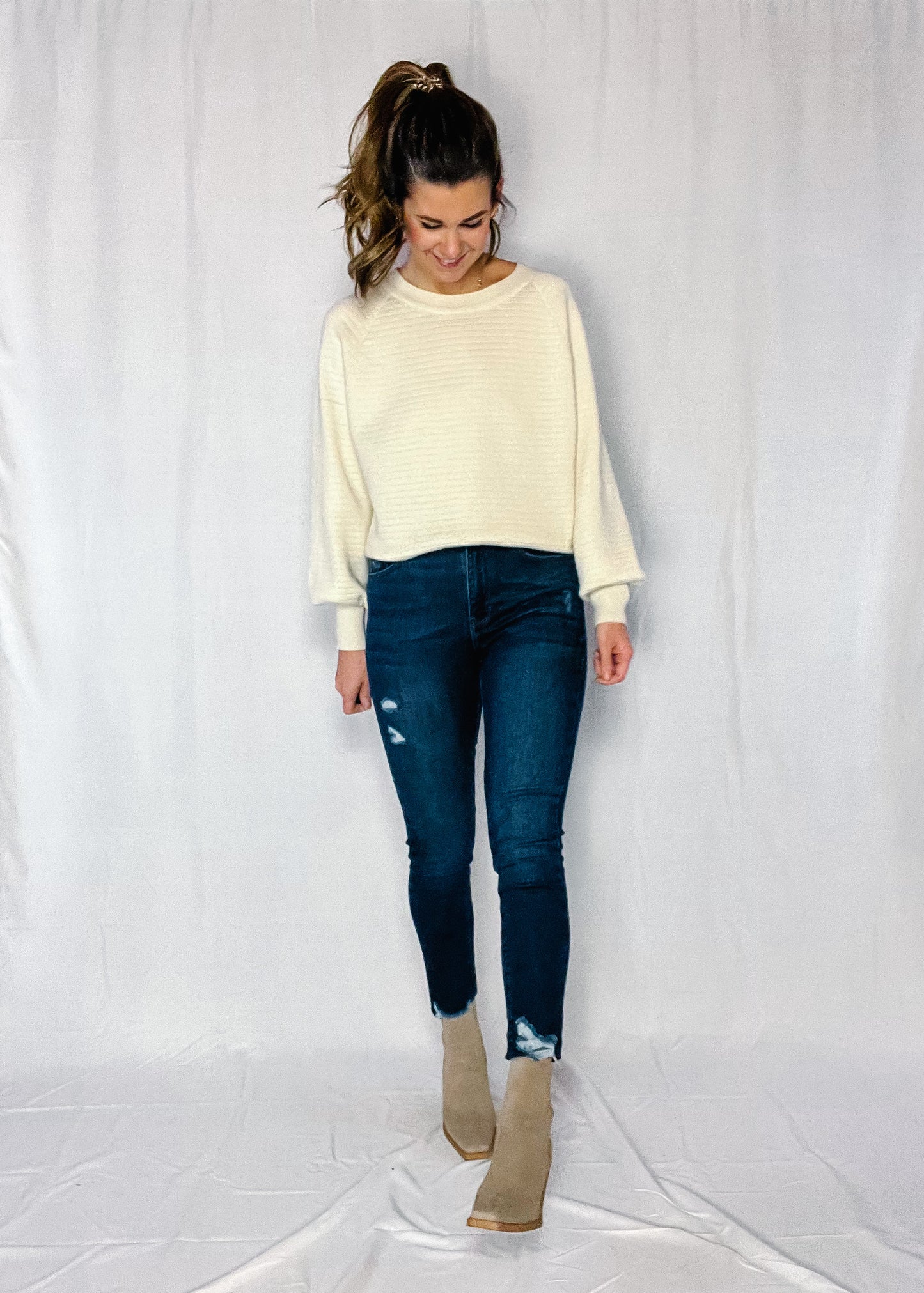 Perfect Match Raglan Sleeve Sweater