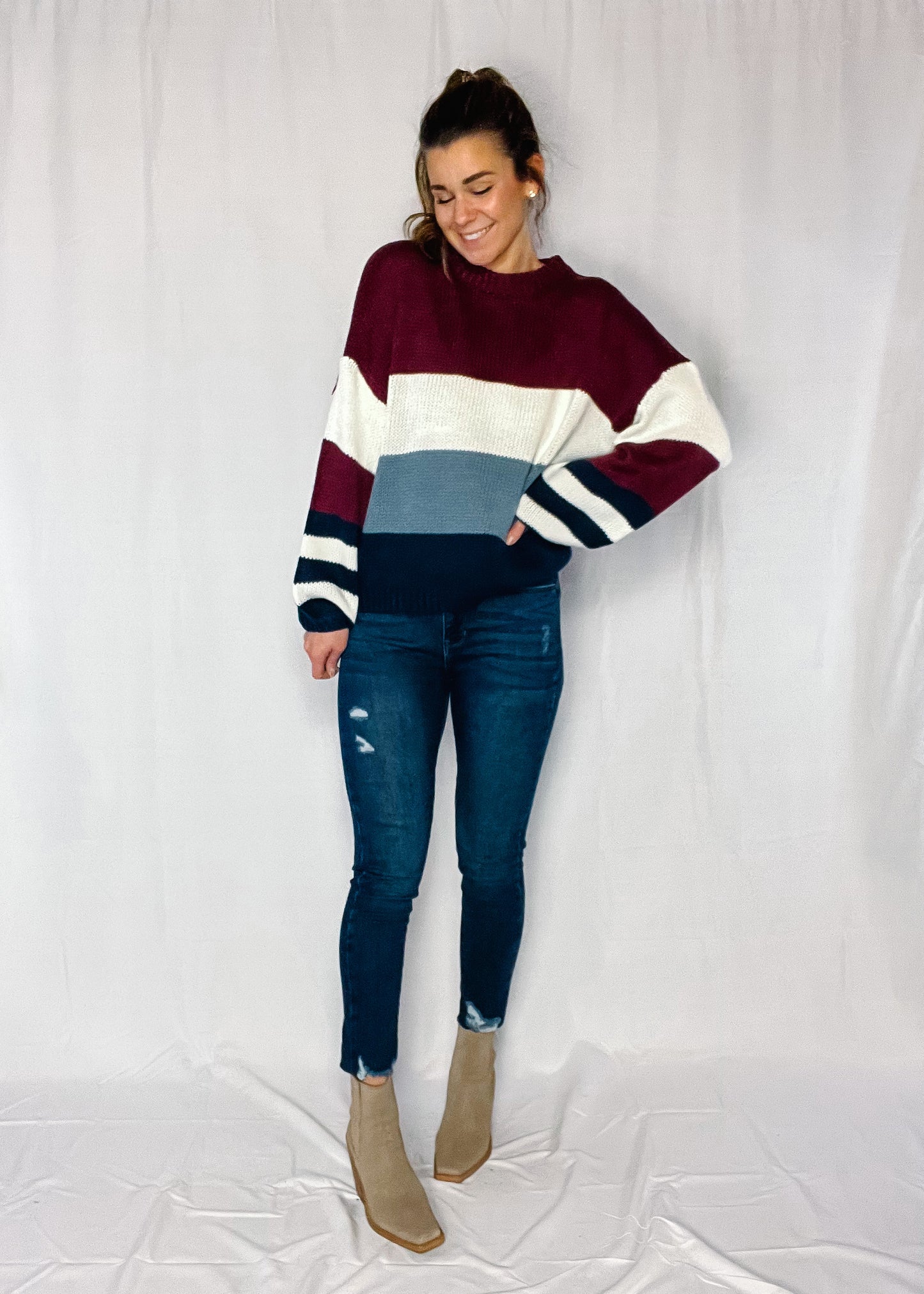 It's a Mood Color Block Sweater