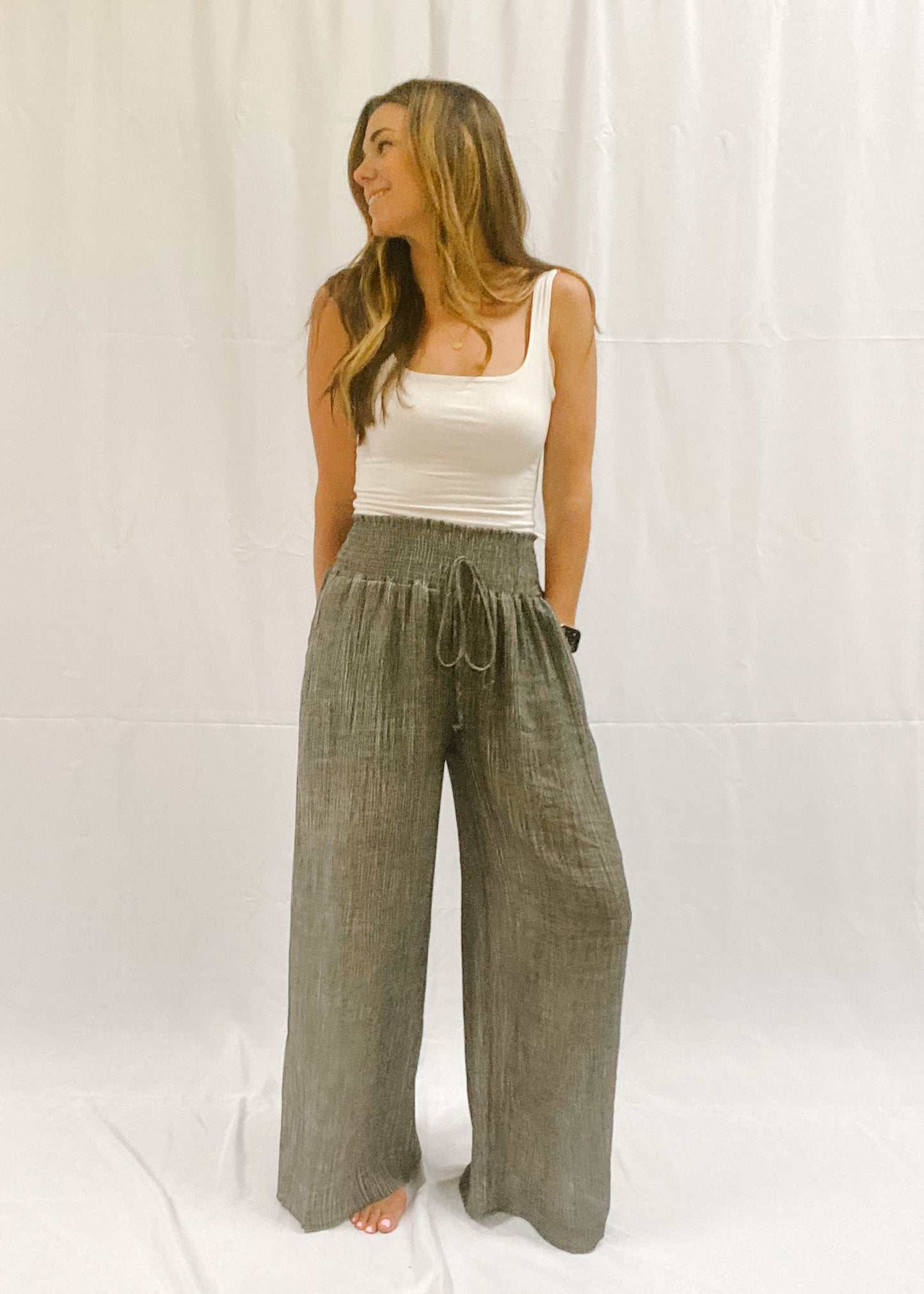 Barefoot on the Beach Wide Leg Pants