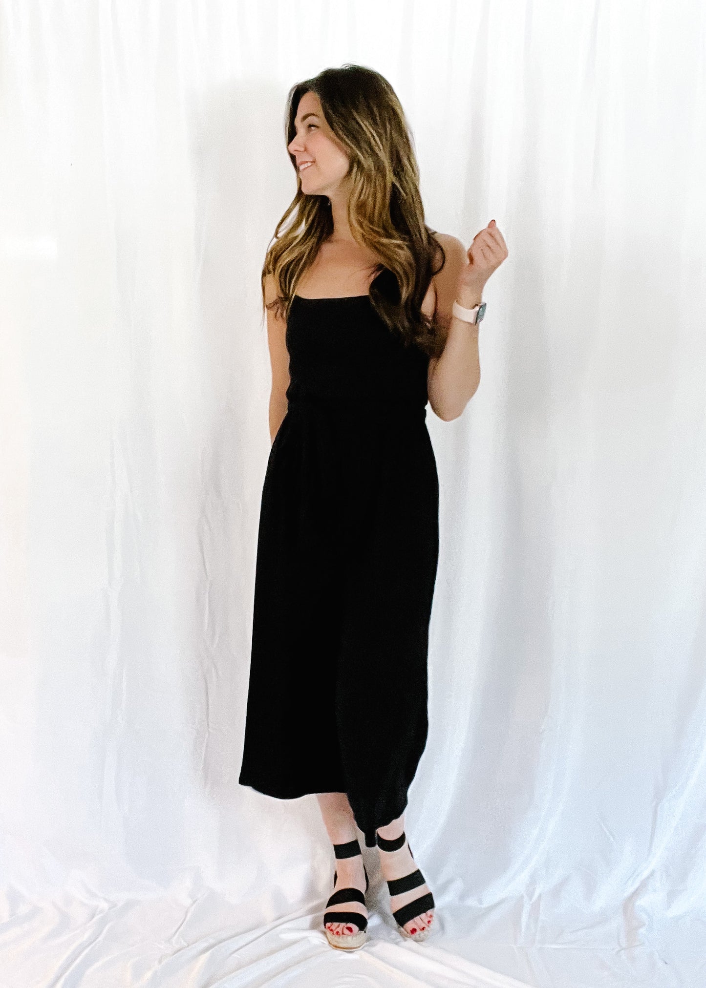 Love That Wide Leg Jumpsuit - Black