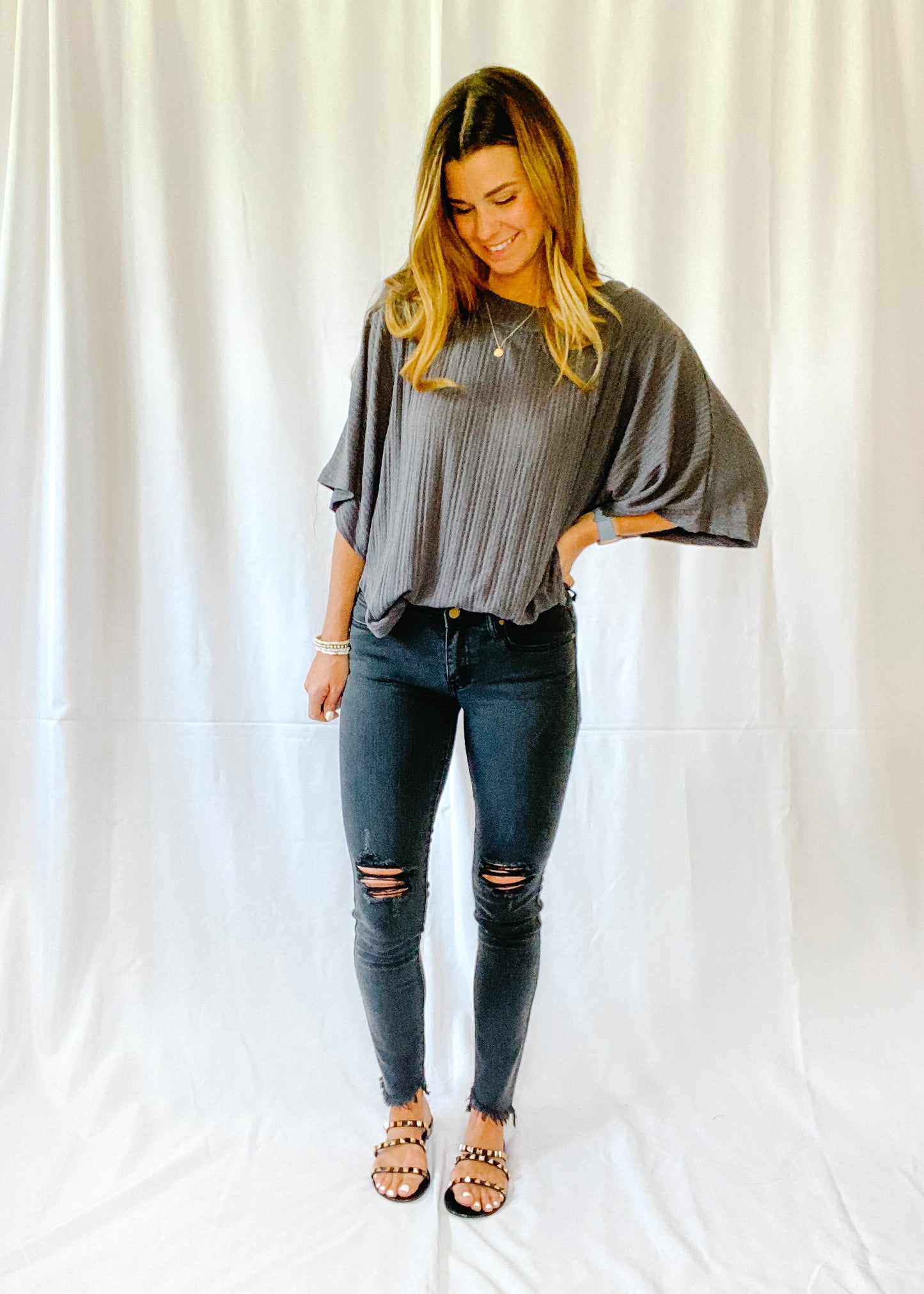 Every Season Wide Neck Knit Top